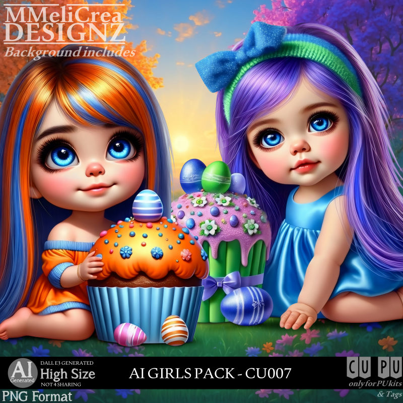 (image for) AI - GIRLS PACK CU007 (CU4PU/PNG)